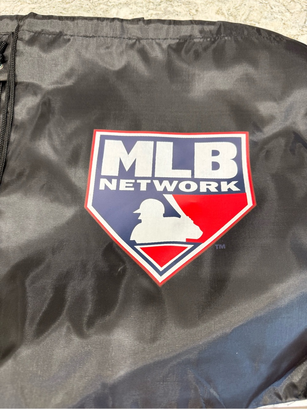 New Baseball Logo Black String Bags 16 Pieces